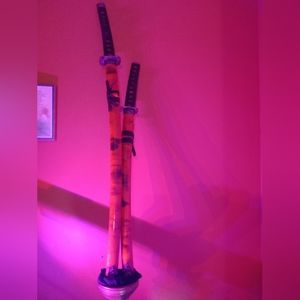 These are 2 japanese ninja swords